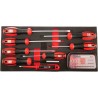 RS PRO 39-Piece Slotted and Pozidriv Engineers Screwdriver Set with VDE 1000V Insulated Voltage Tester 833-5947