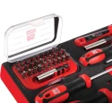 RS PRO 39-Piece Slotted and Pozidriv Engineers Screwdriver Set with VDE 1000V Insulated Voltage Tester 833-5947