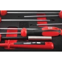 RS PRO 39-Piece Slotted and Pozidriv Engineers Screwdriver Set with VDE 1000V Insulated Voltage Tester 833-5947