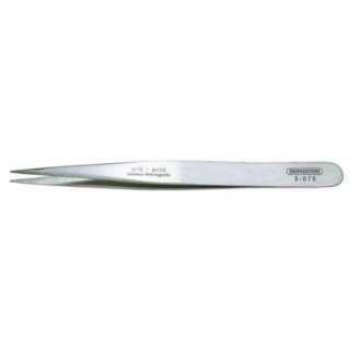 Bernstein Stainless Steel Tapered ESD Safe Tweezer 130mm 5-078