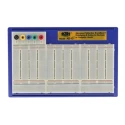 RS PRO Breadboard Prototyping Solderless Breadboard 266 mm x 168 mm x 24 mm 835-2725