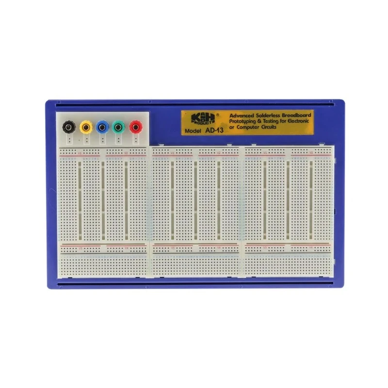 RS PRO Breadboard Prototyping Solderless Breadboard 266 mm x 168 mm x 24 mm 835-2725