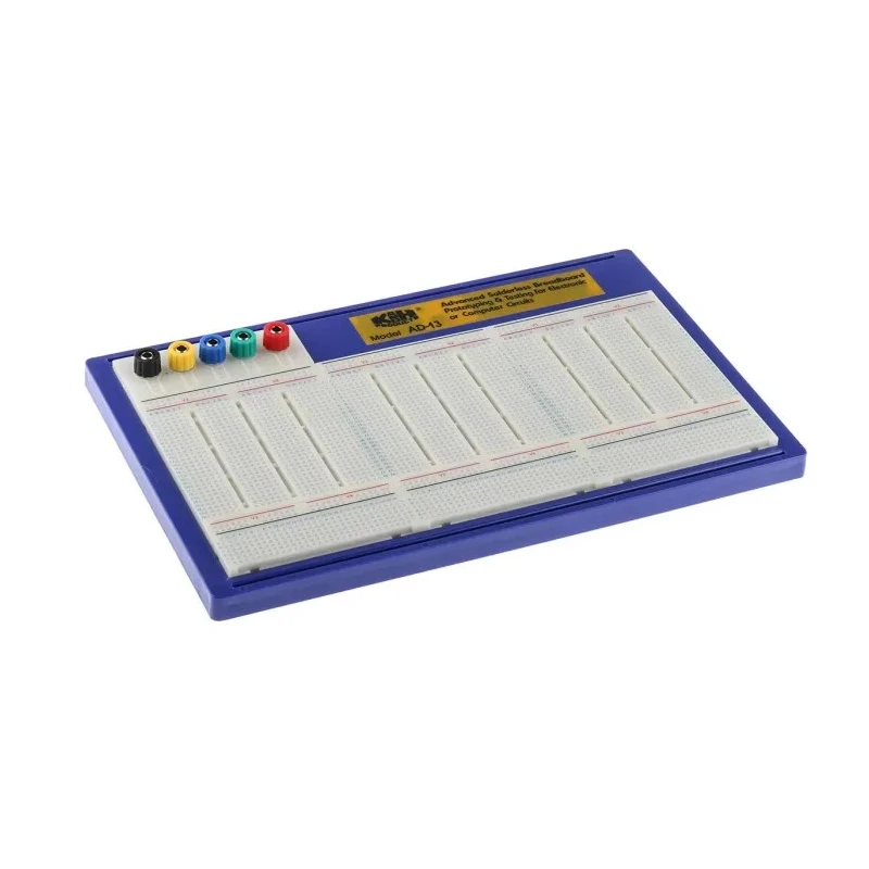 RS PRO Breadboard Prototyping Solderless Breadboard 266 mm x 168 mm x 24 mm 835-2725