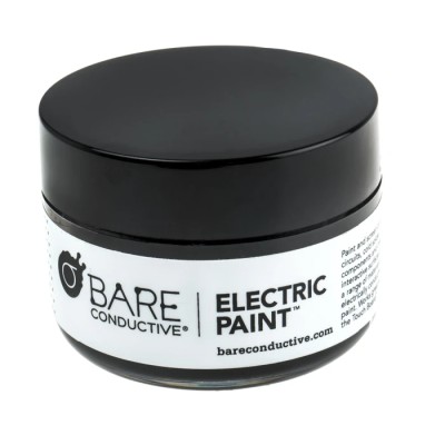 Bare Conductive Black Acrylic Resin Electric Paint Liquid 50 ml, Maximum Operating Temperature 25°C SKU-0216