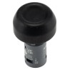 ABB Compact Series Momentary Push Button Switch, Panel Mount, 22 mm Cutout, 1 NO/1 NC Contact 1SFA619105R1076 CP6-10B-11