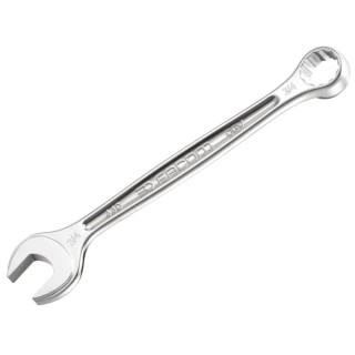 Facom Combination Spanner 3/8 in, 145mm Overall Satin Chrome Finish 12-Point 15° Offset 440.3/8