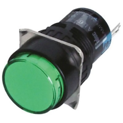 Idec Panel Mount LED Panel Mount Indicator 24V IP65 AL6M-P4P-G