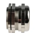 RS PRO Metallic Nickel Plated Brass Cable Gland, M50 Thread, 30 mm to 38 mm Cable Diameter, IP68 Protection 835-4122