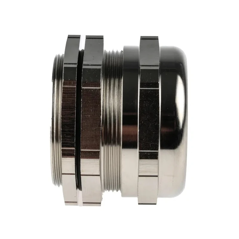 RS PRO Metallic Nickel Plated Brass Cable Gland, M50 Thread, 30 mm to 38 mm Cable Diameter, IP68 Protection 835-4122