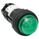 Idec Green LED Panel Mount Indicator HW Series, 24.1 x 22.3 mm Mount Hole, Screw Termination, IP20 & IP65 HW1P-2FQD-G-24V