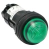 Idec Green LED Panel Mount Indicator HW Series, 24.1 x 22.3 mm Mount Hole, Screw Termination, IP20 & IP65 HW1P-2FQD-G-24V