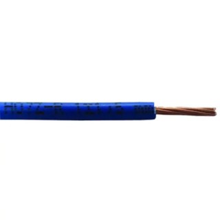 RS PRO Blue 4 mm² Hook Up Wire, 12 AWG, 7/0.85 mm Strands, 100 m Length, Ethylene Propylene Diene Jacket 6491B 836-1016