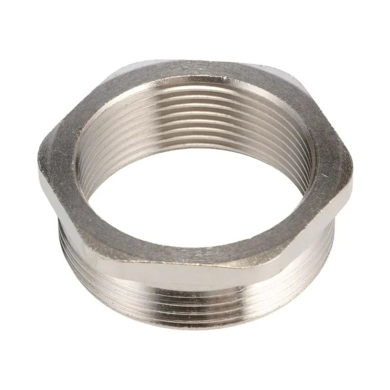 MENNEKES Brass Nickel Plated Conduit Fitting PG29 to M32 Thread Size IP54-IP69 Rating 7TCA296050R0211 B/PG29-M32/TC