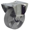 LAG Fixed Aluminium Castor Wheel, 150 kg Load Capacity, 110 mm Diameter, Stainless Steel Frame 39168