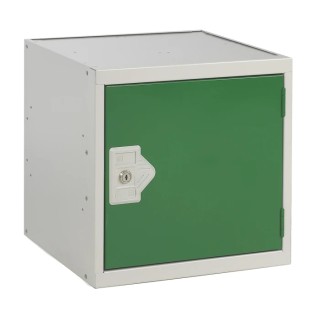 RS PRO 1 Door Steel Green Storage Locker 450 mm x 450 mm x 450 mm 833-2967