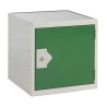 RS PRO 1 Door Steel Green Storage Locker 450 mm x 450 mm x 450 mm 833-2967