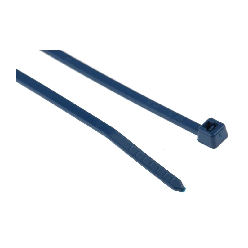 HellermannTyton Cable Tie Standard Blue Polyamide 66 100 mm Length x 2.5 mm Width 111-01225 MCT18R-PA66MP-BU