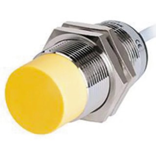 Turck Threaded Barrel Inductive Proximity Sensor M30 NPN 30V 30 mm Detection Chrome Plated Brass Housing NI30U-M30-AN6X