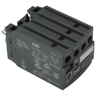 ABB Contactor Relay, Timer Function, 240V AC Coil, 2-Pole, 3A Contact Current, 1 NO/1 NC TEF4