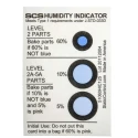 SCS Black Blue Blotting Paper Impregnated with Cobaltous Chloride ESD Label Humidity Indicator 3in x 2in 51060HIC125
