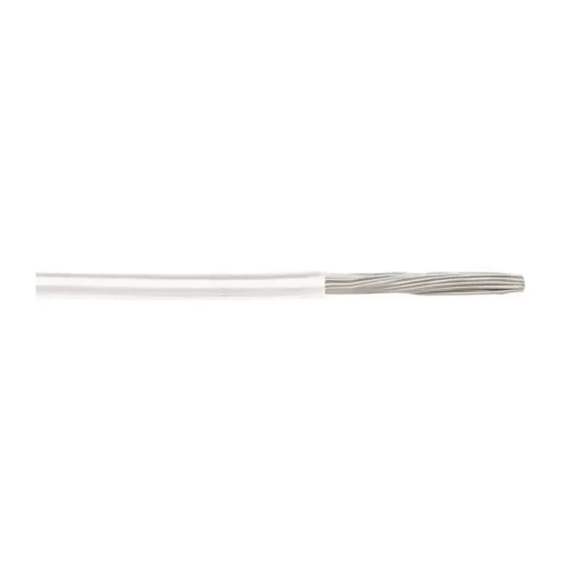 Alpha Wire Ecogen Ecowire Series White 2.1 mm² Hook Up Wire, 14 AWG, 41/0.25 mm Core Strands, 305 m Length 6717 WH001