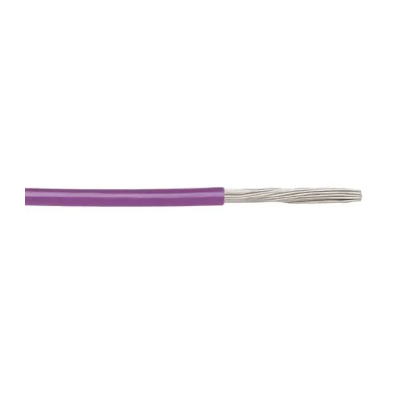 Alpha Wire Ecogen Ecowire Series Purple 1.3 mm² Hook Up Wire, 16 AWG, 26/0.25 mm Core Strands, 305 m Length, MPPE 6716 VI001