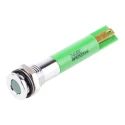 RS PRO Green Panel Mount Indicator 24V dc 20mA Solder Lug Termination IP67 Flush 838-5586