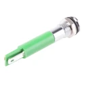 RS PRO Green Panel Mount Indicator 24V dc 20mA Solder Lug Termination IP67 Flush 838-5586