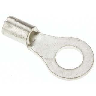 JST Uninsulated Ring Terminal 4 mm Stud Size 22 AWG to 16 AWG Wire Size Grey 1.25-4