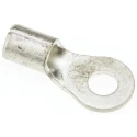 JST Uninsulated Ring Terminal 4 mm Stud Size, 12 AWG to 10 AWG Wire Size, Grey 5.5-4