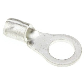 JST R Uninsulated Ring Terminal 5 mm Stud Size 16 AWG 14 AWG Wire Size Grey 2-M5