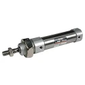 SMC Pneumatic Piston Rod Cylinder 80 mm Stroke Double Acting Both Ends Tapped Mount Rubber Cushion Aluminium Alloy C85N16-80