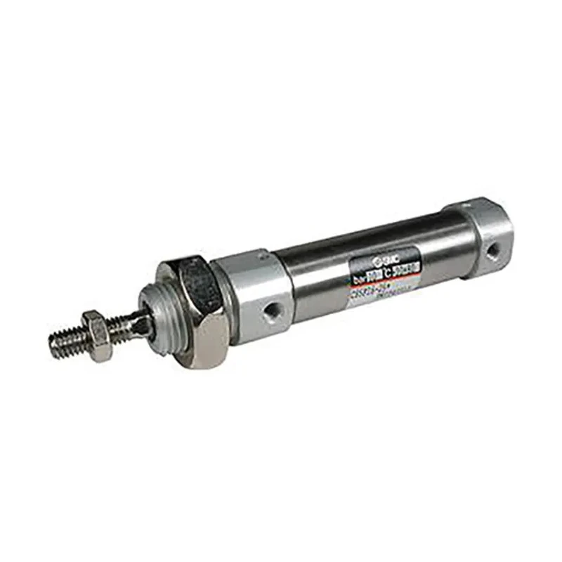 SMC Pneumatic Piston Rod Cylinder 80 mm Stroke Double Acting Both Ends Tapped Mount Rubber Cushion Aluminium Alloy C85N16-80