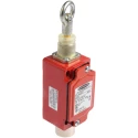 Banner Rope Pull Switch 124.5 mm Straight, 1 NO/1 NC, IP65, E-Stop Button, RP-LM40D