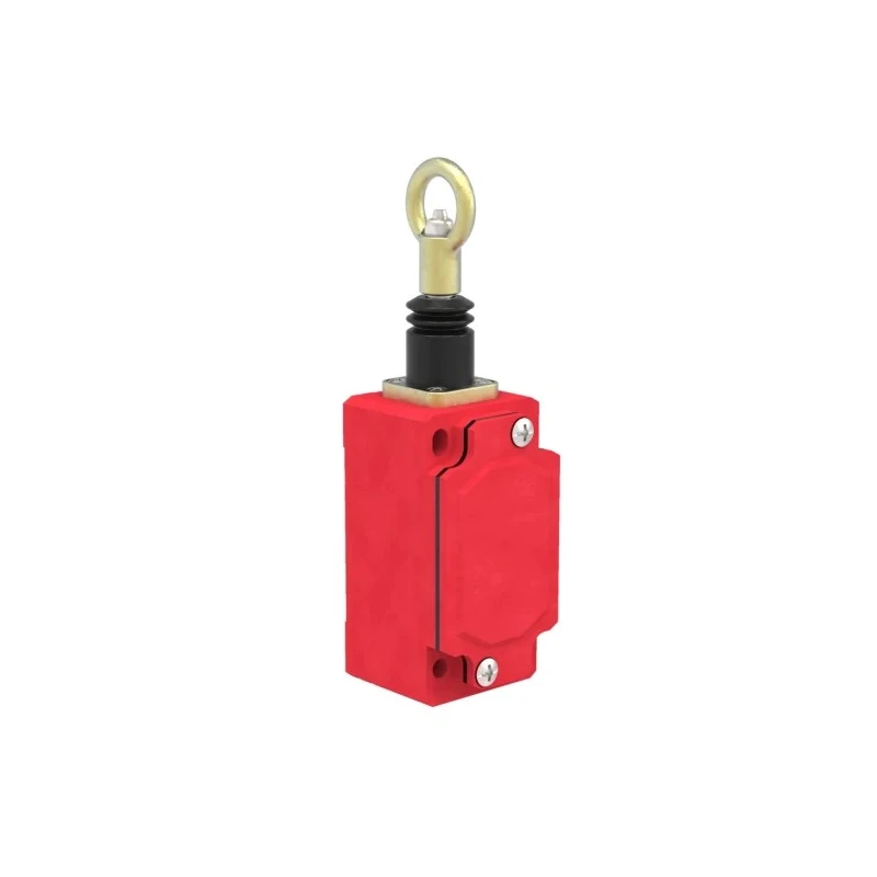 Banner Rope Pull Switch 124.5 mm Straight, 1 NO/1 NC, IP65, E-Stop Button, RP-LM40D