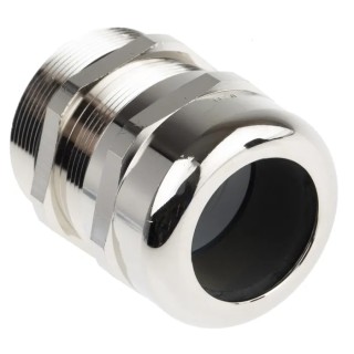 Lapp SKINTOP MS-SC Series 5 EMC Cable Gland, Nickel-Plated Brass, PG36 Thread, IP68 Protection, Kit of 1 Gland 53112270