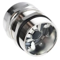 Lapp SKINTOP MS-SC Series 5 EMC Cable Gland, Nickel-Plated Brass, PG36 Thread, IP68 Protection, Kit of 1 Gland 53112270