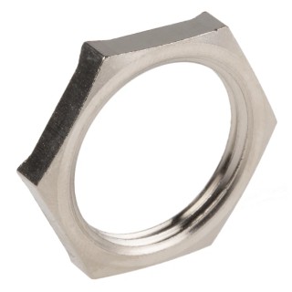 Lapp Silver Nickel Plated Brass Cable Gland Locknut M25 Thread 52103330