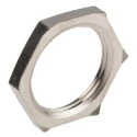 Lapp Silver Nickel Plated Brass Cable Gland Locknut M25 Thread 52103330