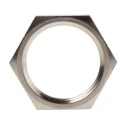 Lapp Silver Nickel Plated Brass Cable Gland Locknut M25 Thread 52103330