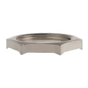 Lapp Silver Nickel Plated Brass Cable Gland Locknut M25 Thread 52103330
