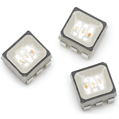 Broadcom 2.1 V RGB LED PLCC 6 Surface Mount Light Emitting Diode ASMT-YTB7-0AA02