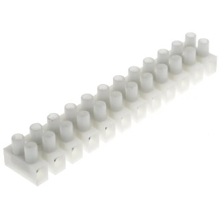 RS PRO Non-Fused Terminal Block 12-Way 12AWG Wire 32A Screw 450V Polyamide Housing 840-7951