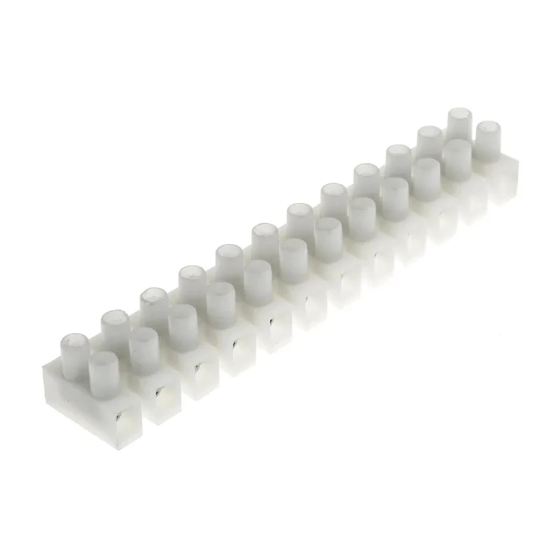 RS PRO Non-Fused Terminal Block 12-Way 12AWG Wire 32A Screw 450V Polyamide Housing 840-7951