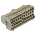 HARTING Heavy Duty Power Connector Insert Han-Eco Series Male 16A 500-600V 20 Contacts 19410202601