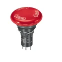 Omron A165E Series Twist Release Emergency Stop Push Button, Panel Mount, 16 mm Cutout, IP65 A165E-S