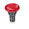 Omron A165E Series Twist Release Emergency Stop Push Button, Panel Mount, 16 mm Cutout, IP65 A165E-S