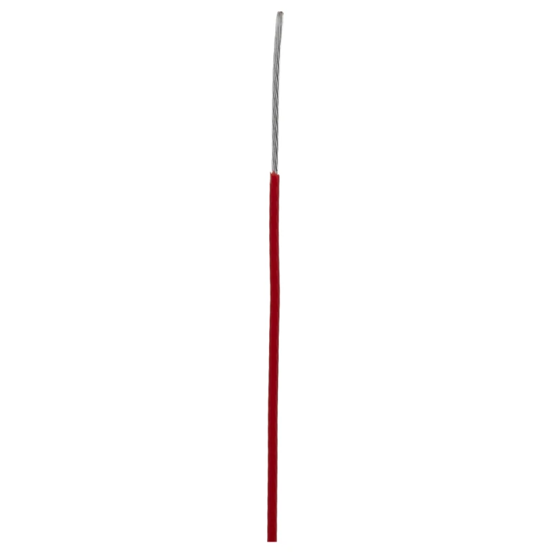 RS PRO Red 0.22 mm² 24 AWG Hook Up Wire, 7/0.2 mm Core Strands, 25 m Length, Polytetrafluoroethylene Jacket 841-7226