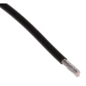 RS PRO Black 0.34 mm² Hook Up Wire 22 AWG 19/0.15 mm Silver Plated Copper Conductor 100 m PTFE Jacket 300V 200°C 841-7263