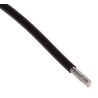 RS PRO Black 0.34 mm² Hook Up Wire 22 AWG 19/0.15 mm Silver Plated Copper Conductor 100 m PTFE Jacket 300V 200°C 841-7263